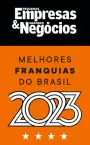 Franquia 5 estrelas no prêmio "As melhores franquias do Brasil" concedido pelo PEGN.